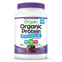 Organic Protein Powder + Metabolism Blend Creamy Chocolate Fudge